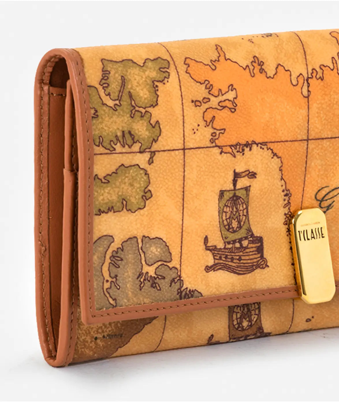 Portafoglio grande in pelle stampa Geo Classic CW003 - Alviero Martini Prima Classe