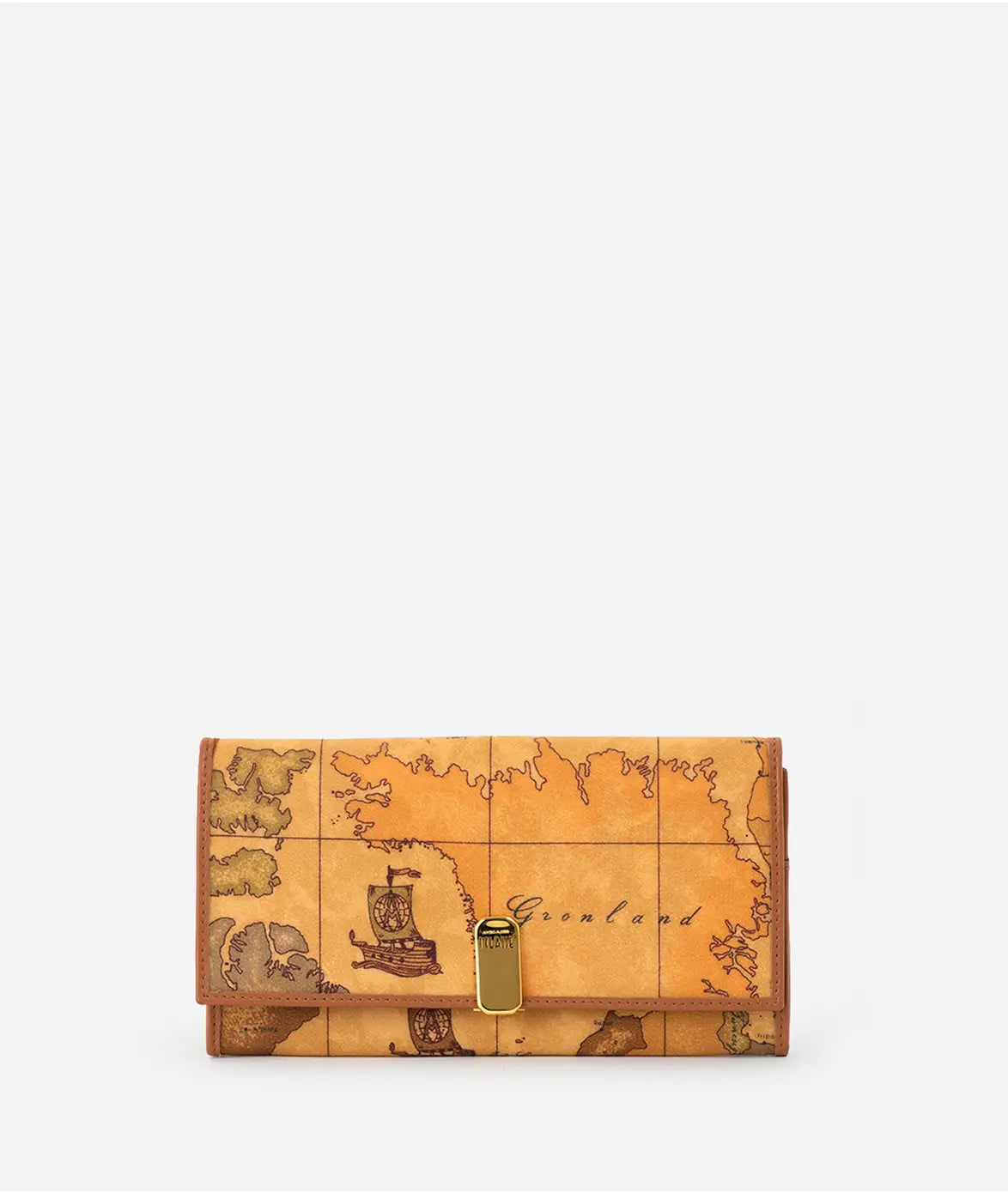 Portafoglio grande in pelle stampa Geo Classic CW003 - Alviero Martini Prima Classe