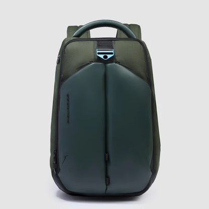 Zaino da viaggio per pc e iPad® in tessuto riciclato Verde - Pq Earth - Piquadro