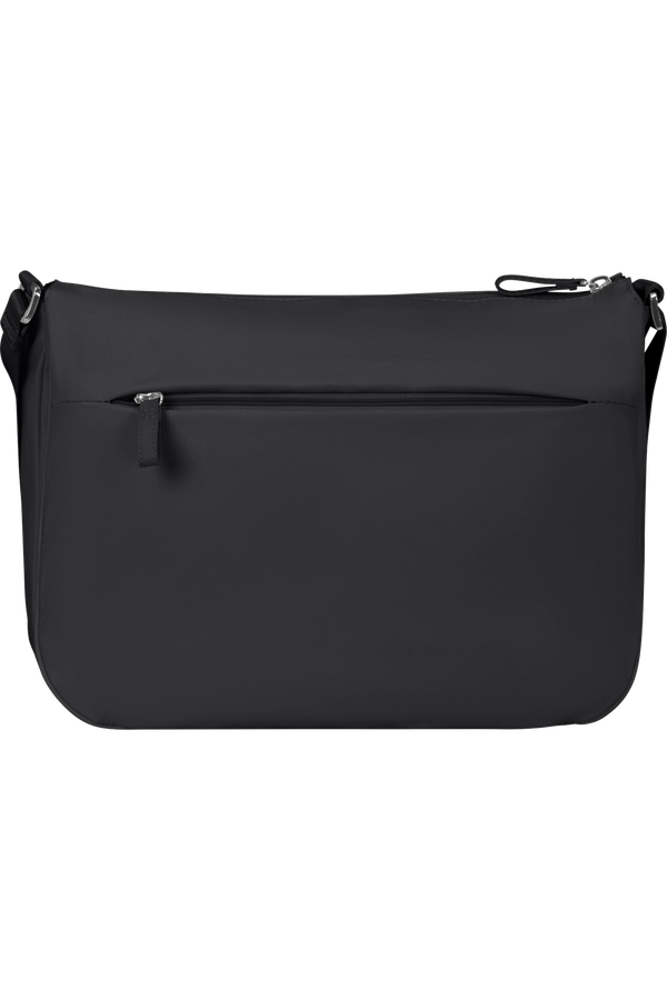 Borsa a tracolla mezza luna 3 cerniere in tessuto Nero - Move 5.0 - Samsonite