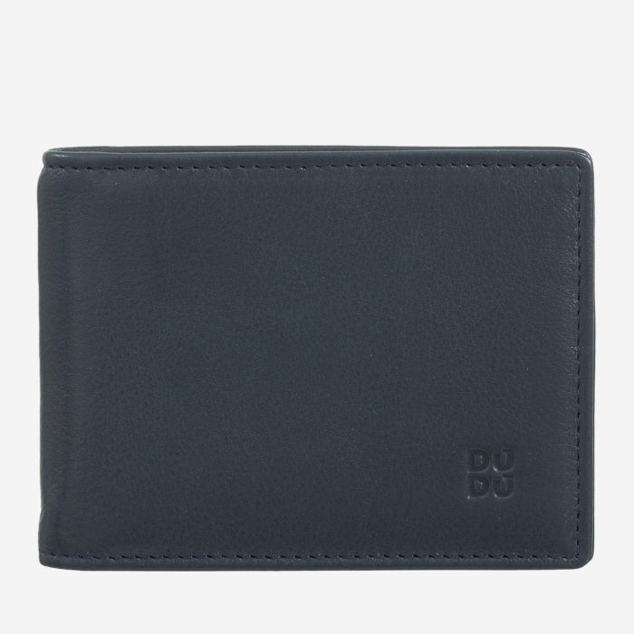 Portafoglio uomo con clip fermasoldi in pelle - Lipari - DuduBags