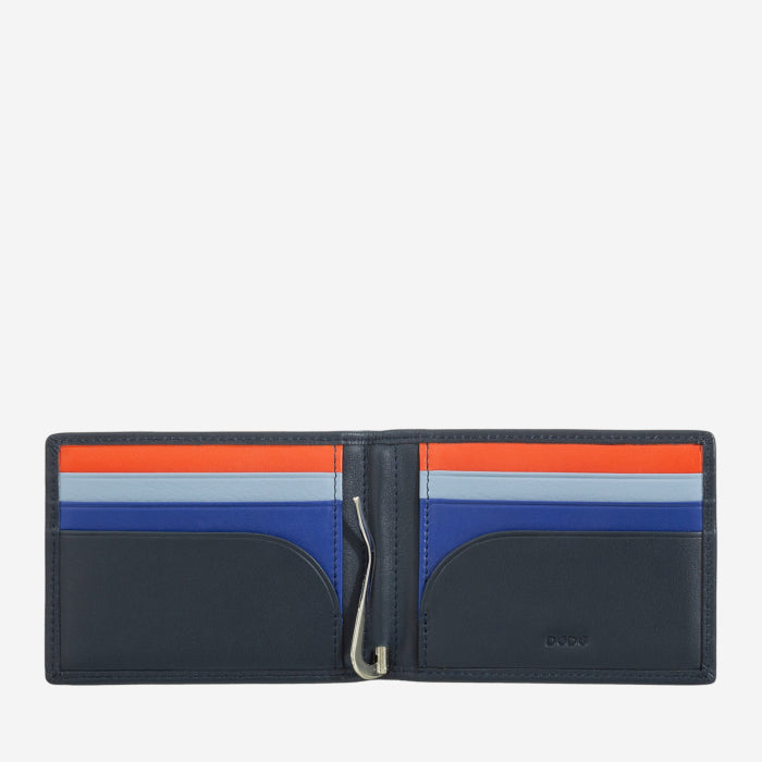 Portafoglio uomo con clip fermasoldi in pelle - Lipari - DuduBags