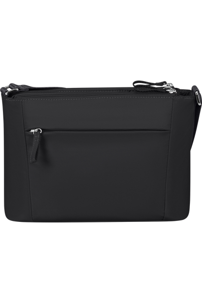 Borsa a tracolla in tessuto 3 cerniere small Nero - Move 5.0 - Samsonite