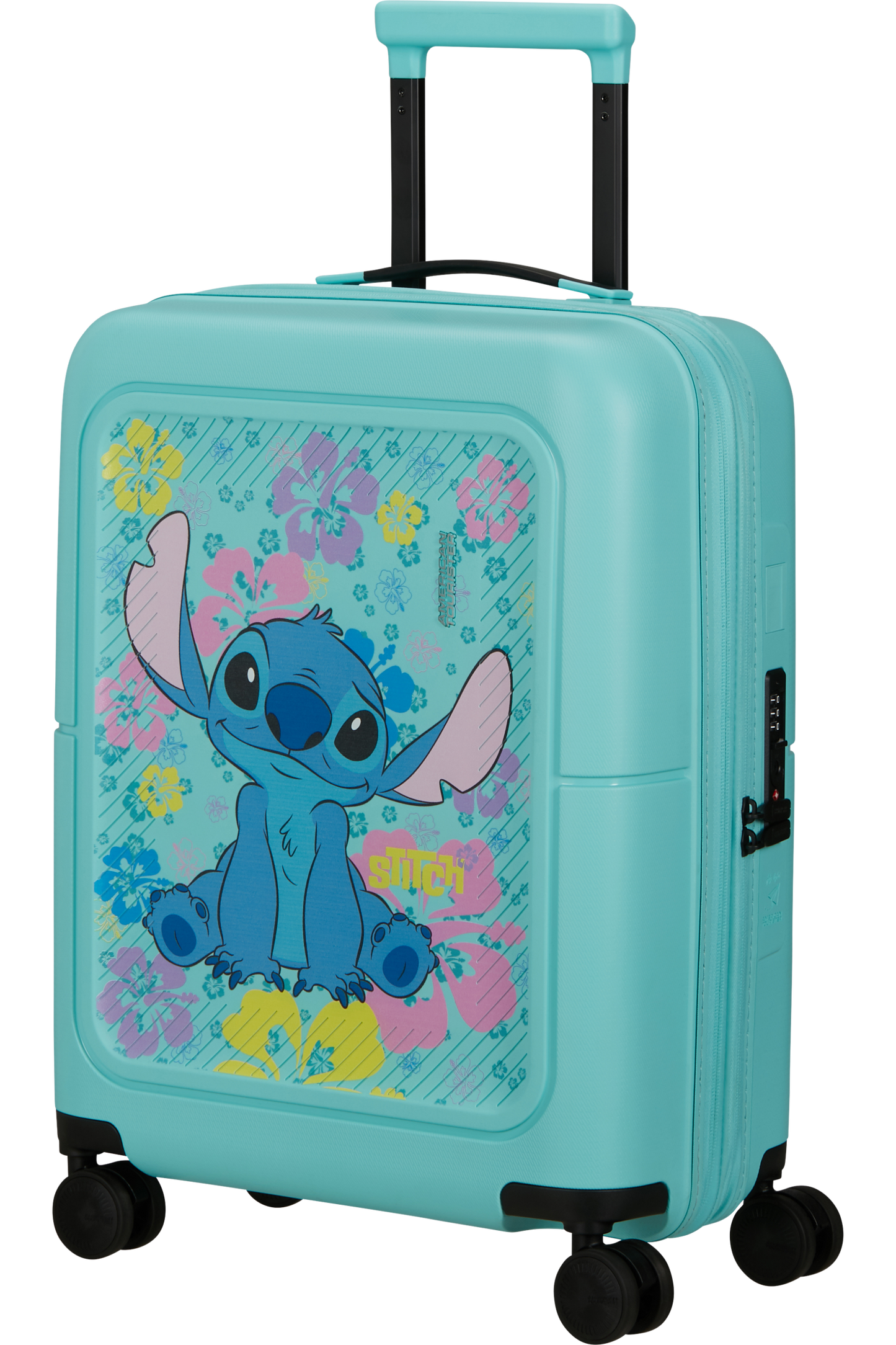 Trolley spinner 4 ruote 55 cm  Bagaglio a mano - Stitch Flower - Dashpop Disney - American Tourister