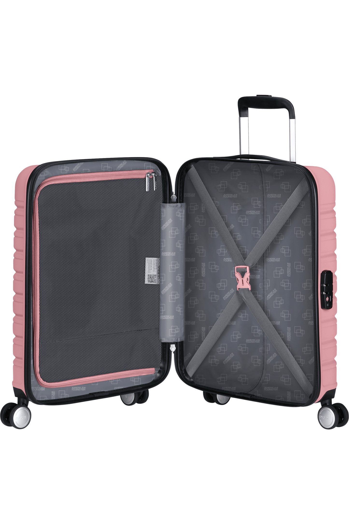 Trolley spinner 4 ruote  55cm bagaglio cabina - Flashline - American Tourister