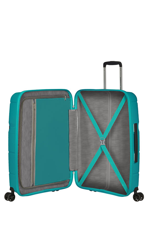 Trolley spinner medio 4 ruote 66cm - Linex Blue Ocean - American Tourister