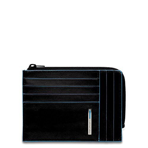 Bustina porta documenti con cerniera 12 cm RFID - Blue Square Piquadro