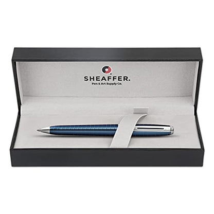 Penna a Sfera Sheaffer Prelude cromo lacca Blu