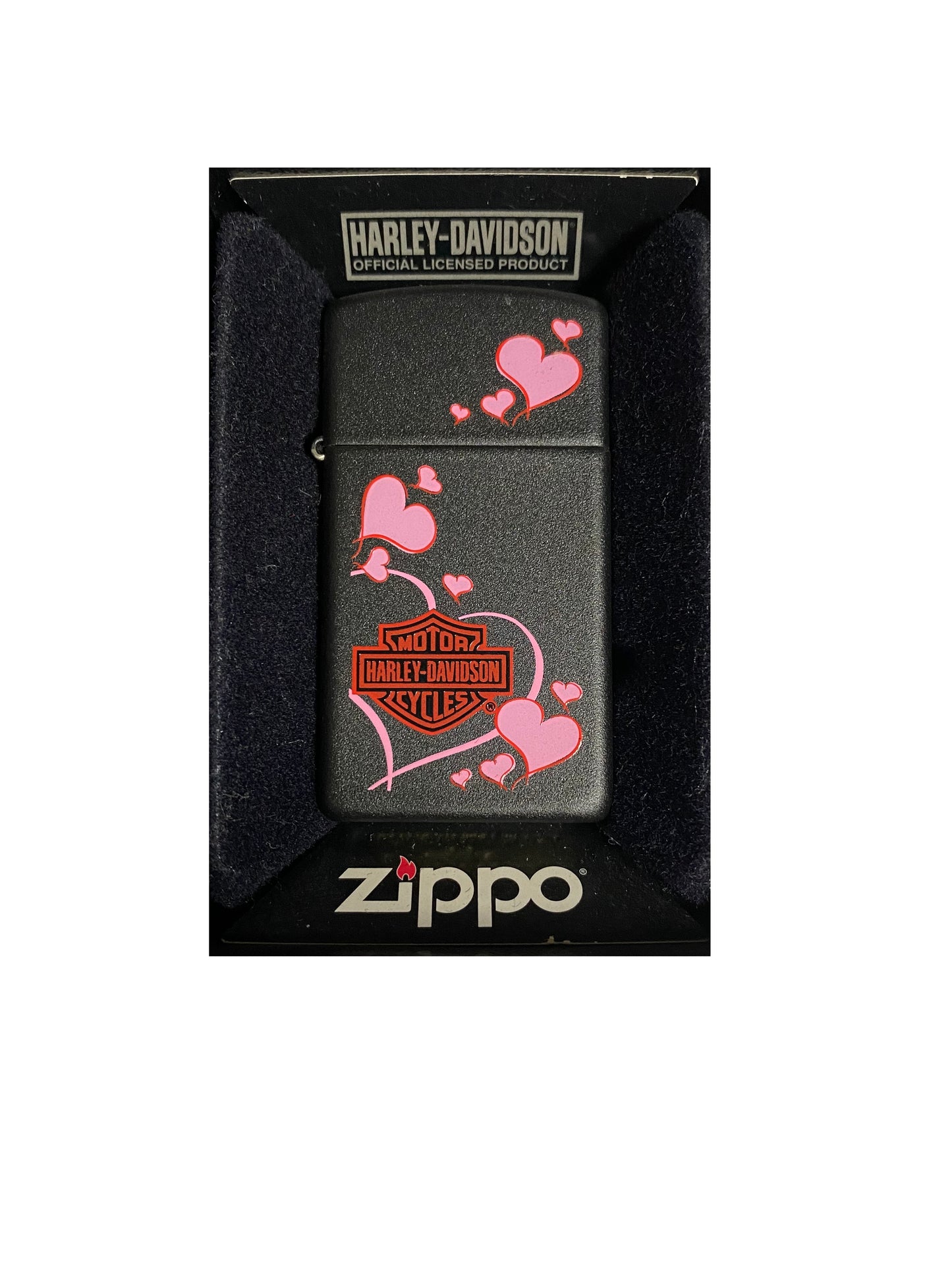 Accendino Zippo Originale a benzina ricaricabile - Floating Hearts