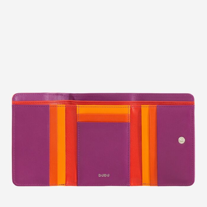 Portafoglio piccolo donna in pelle morbida - Colourful - Pemba - DuduBags