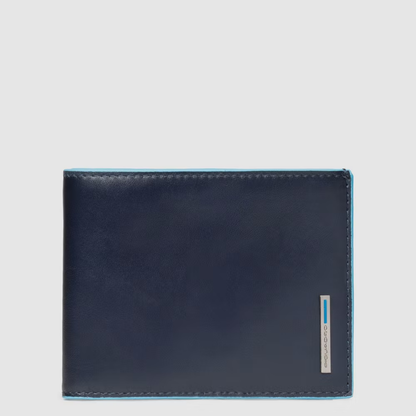 Portafoglio uomo con 12 scomparti carte di credito - Blue Square - Piquadro