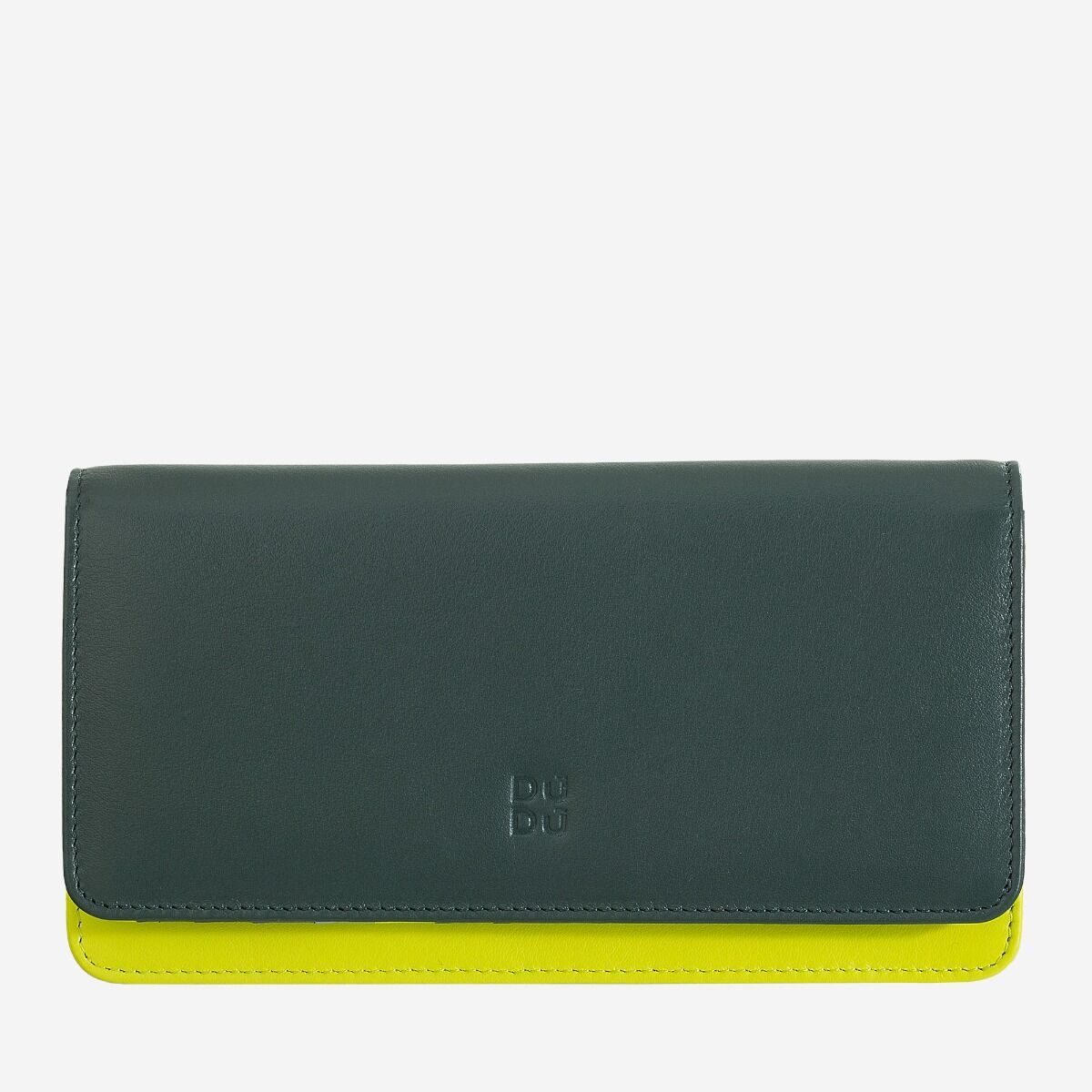 Portafoglio a soffietto donna 18cm Rfid in pelle colorata- Colorful - DuduBags